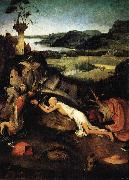 Hieronymus Bosch Jerome at Prayer Germany oil painting artist